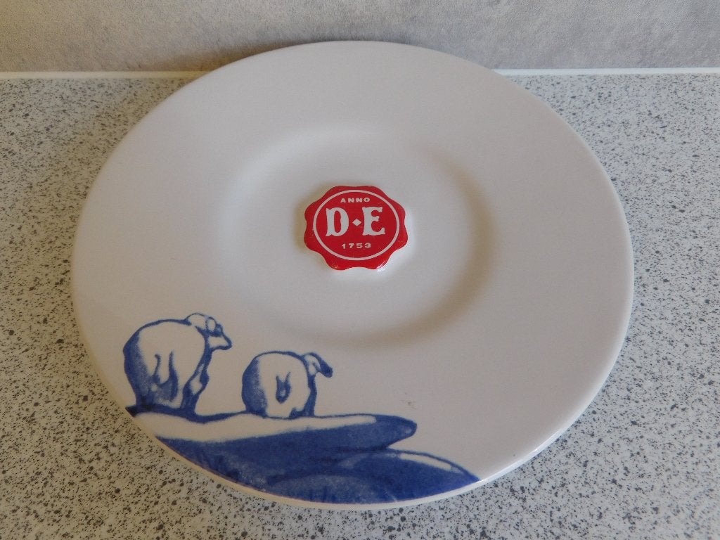 Schotel 15 cm. Schapen Hollandsche Waaren Douwe Egberts, Overige merken, Ophalen of Verzenden, Zo goed als nieuw, Overige stijlen