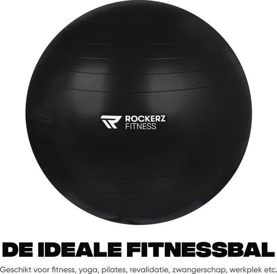 Rockerz Fitness Yoga Bal – Zwart – 75 cm (Alleen de bal), Ophalen of Verzenden, Zo goed als nieuw, Yoga-accessoire