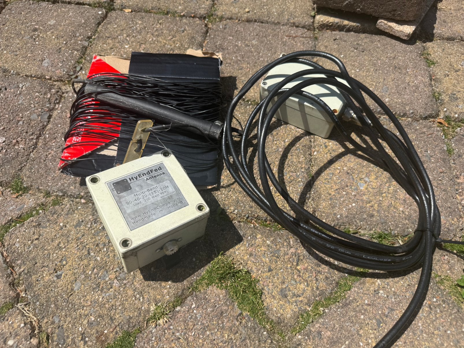 Hyendfed multiband 200watt 23 meter, Ophalen of Verzenden, Zo goed als nieuw, Antenne