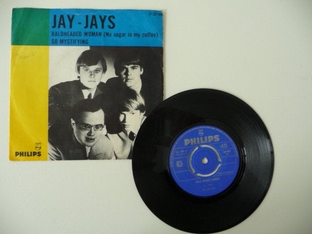 single THE JAY-JAYS - BALDHEADED WOMAN- Philips Rec., 1966 R, Gebruikt, 7 inch, Ophalen of Verzenden, Pop