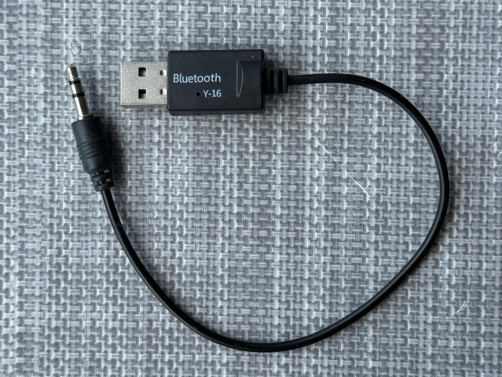 Bluetooth Audio Adapter Receiver - BT 5.0 - 3.5mm AUX - Y-16, Auto diversen, Carkits, Ophalen of Verzenden, Nieuw