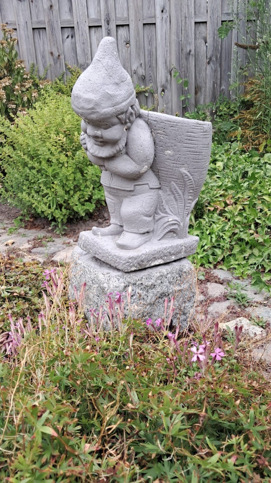 kabouter bloembak, Ophalen