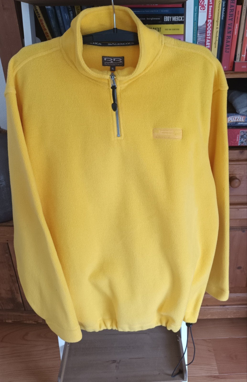 Fleece trui Bad boys, Geel, Maat 56/58 (XL), Zo goed als nieuw, Badboys