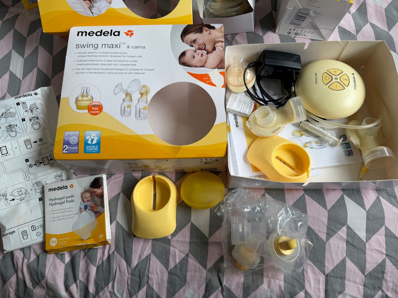 Medela Swing Maxi & Symphony kolfset - Compact en compleet, Ophalen of Verzenden, Zo goed als nieuw