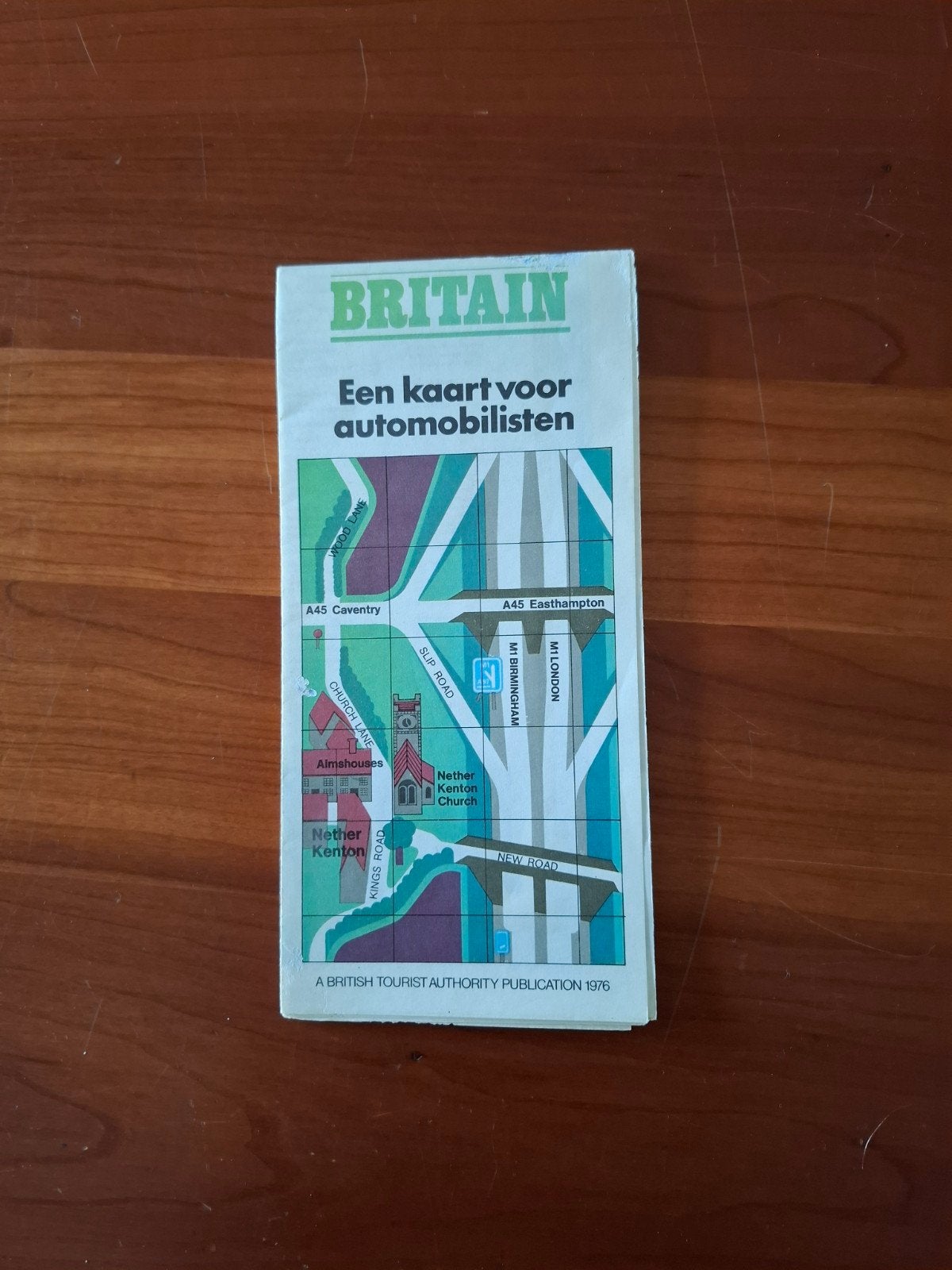 Gedetailleerde kaart van Groot-Brittannië automobilisten, Boeken, Atlassen en Landkaarten, Verenigd Koninkrijk, British Tourist Authority