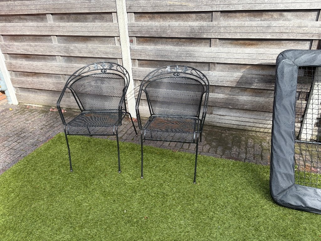 Kettler Royal Garden tuinstoelen, Tuin en Terras, Ophalen, Gebruikt, Metaal, Stapelbaar