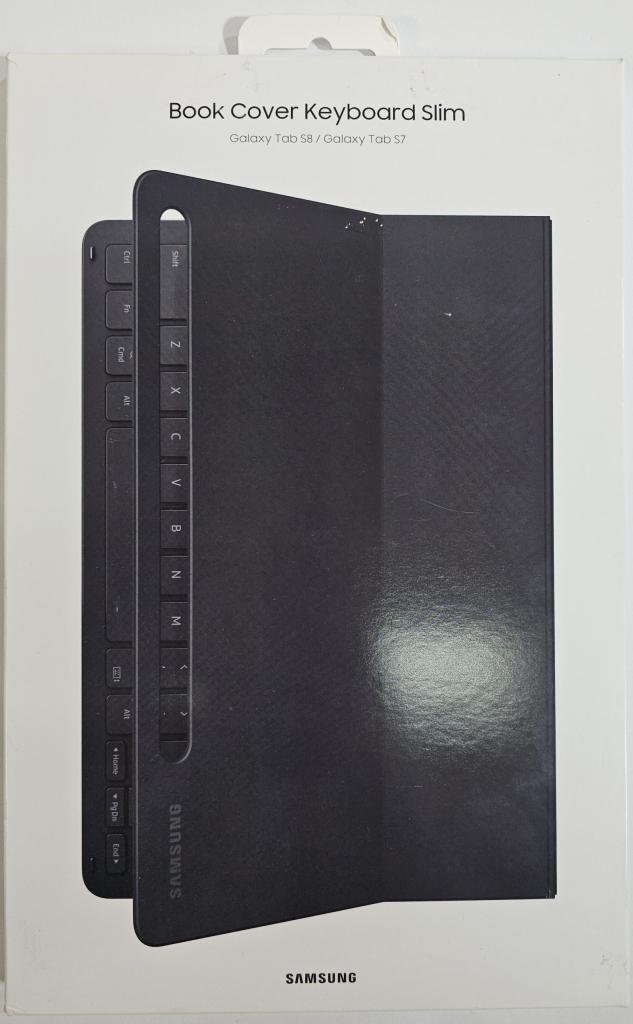 Galaxy Tab S8/S7 Book Cover Keyboard Qwerty EU | Retourdeal, Computers en Software, Tablet-hoezen, 11 inch, Bescherming voor- en achterkant
