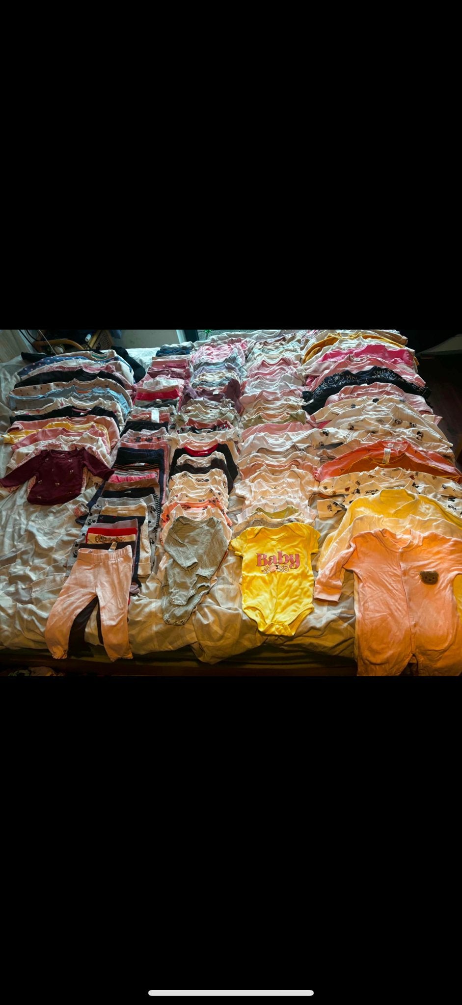 Grote partij babykleding: rompers, broekjes, shirts, Ophalen, Gebruikt, Meisje