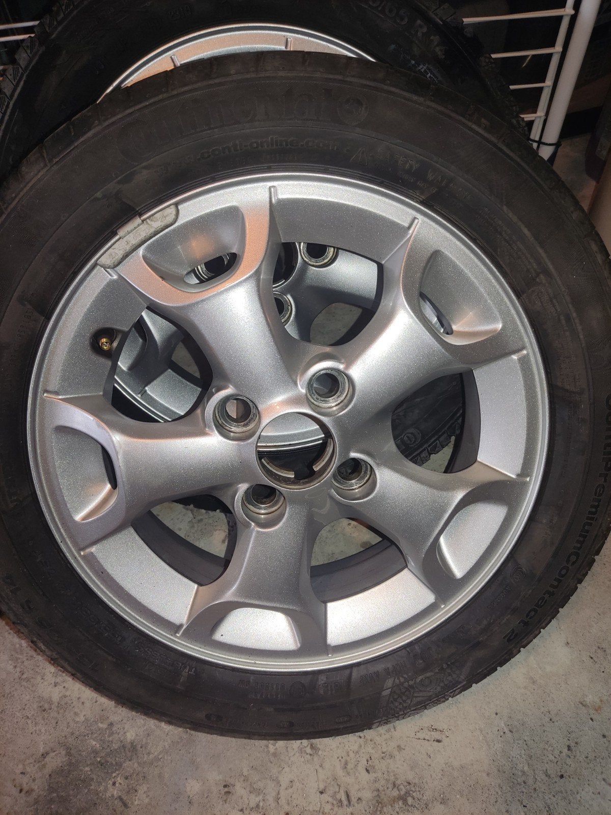 Originele C1 LM Velgen 4x100 met banden, Auto diversen, Wieldoppen, Ophalen, Zo goed als nieuw