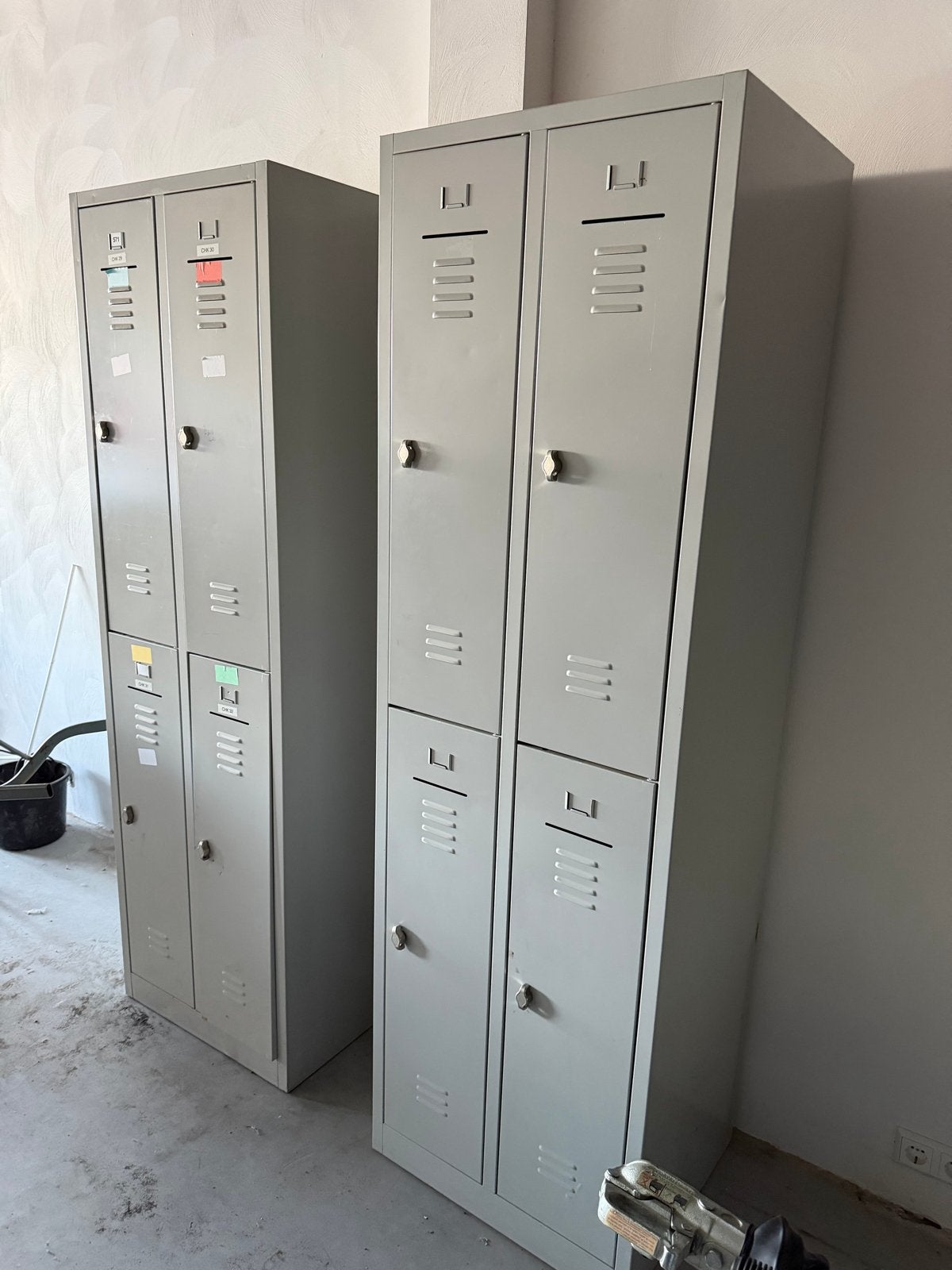 Metalen Lockers - Set van 2, Ophalen of Verzenden, Gebruikt