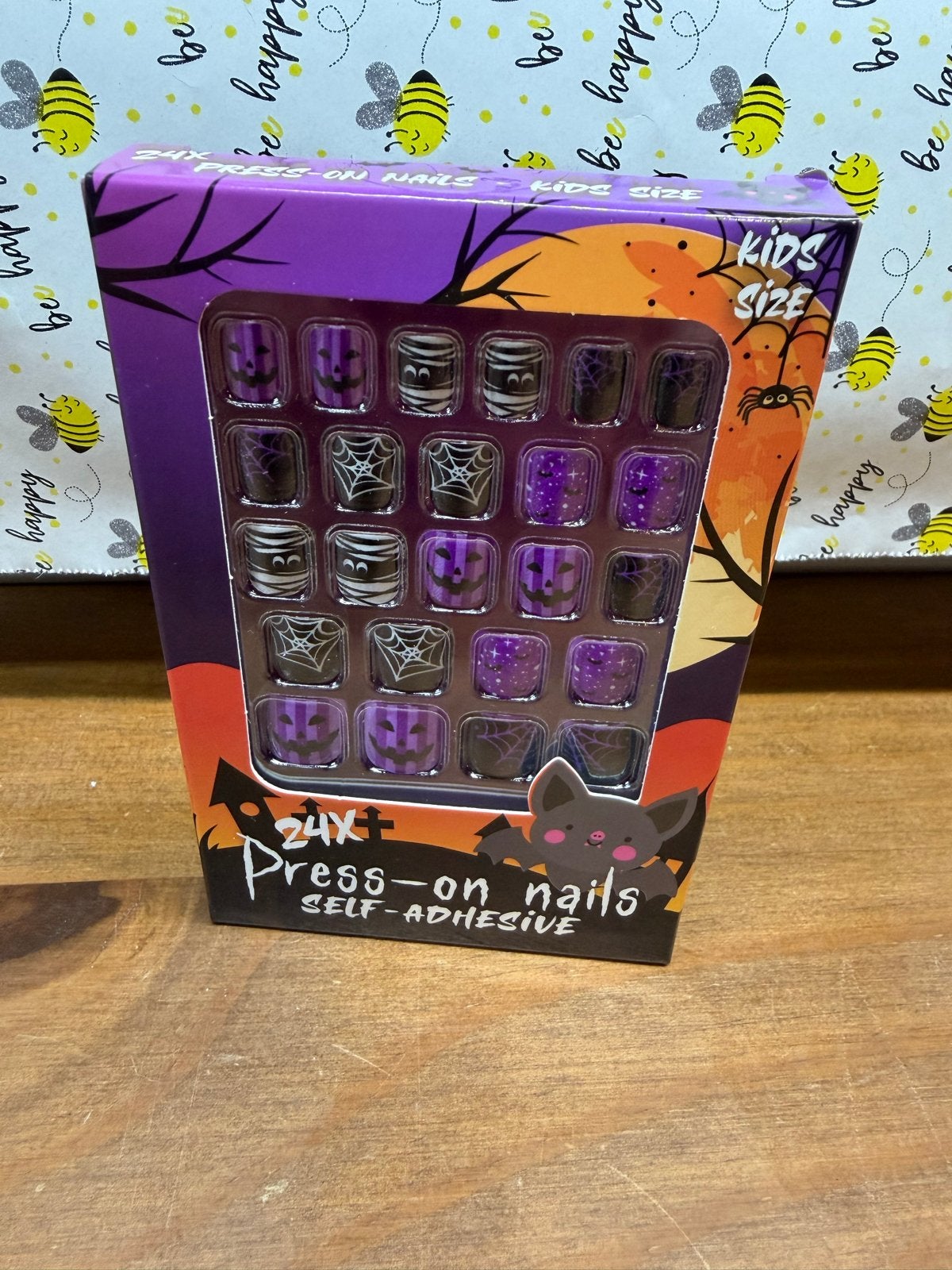 Halloween plak nagels kids, Ophalen of Verzenden, Nieuw, Overige typen, Halloween of Griezel