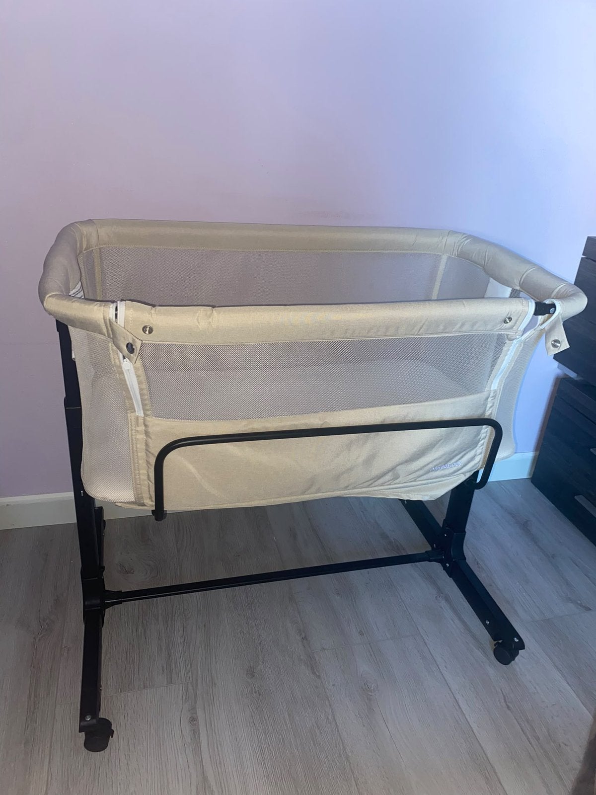 Co sleeper Mamaloes Noé beige, Ophalen, Zo goed als nieuw, Wieg