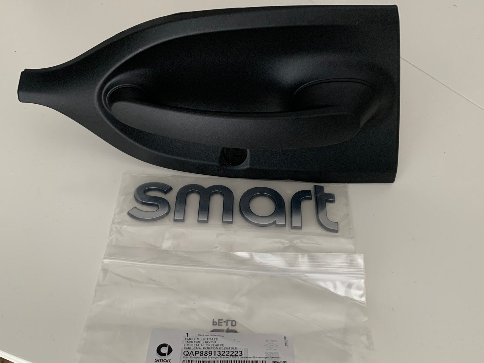 Nieuwe Handgreep Links Smart Fortwo 453, Ophalen of Verzenden, Spatbord, Smart, Nieuw
