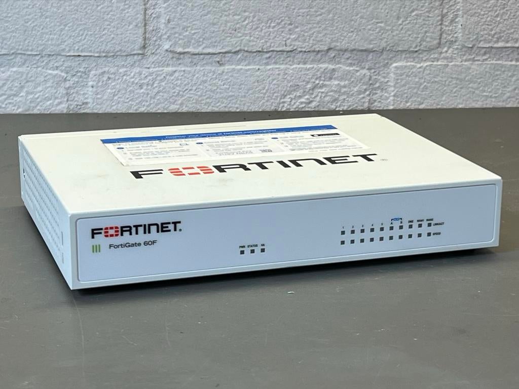 Fortinet FortiGate 60F Firewall - Krachtig en Veelzijdig, Ophalen of Verzenden, Zo goed als nieuw