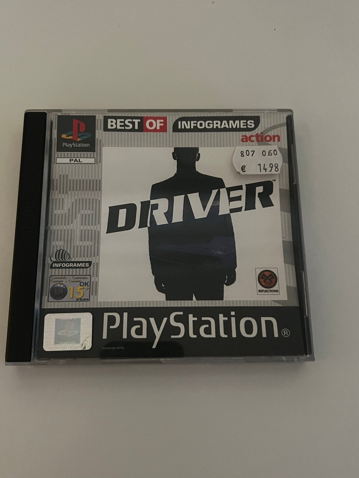 Driver - PlayStation 1 (PS1), Spelcomputers en Games, Games | Sony PlayStation 1, Gebruikt, 1 speler, Racen en Vliegen, Ophalen of Verzenden