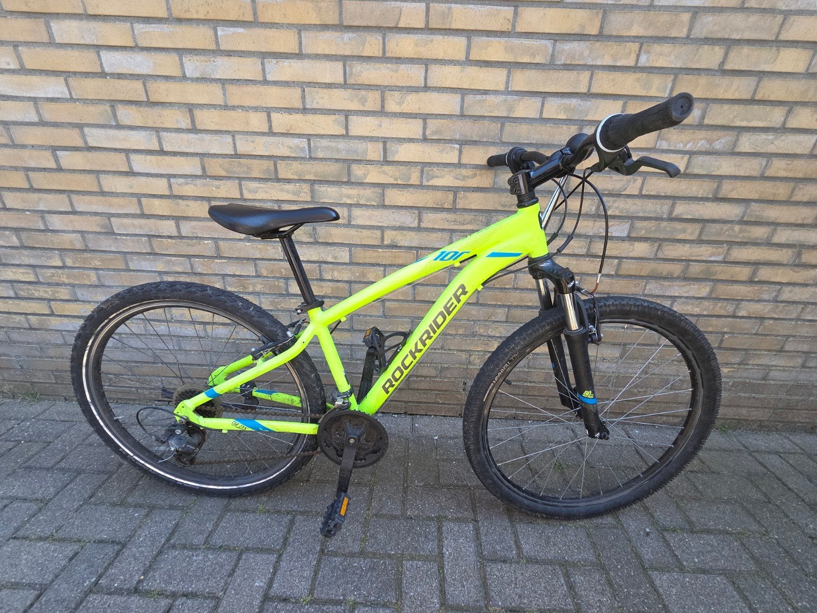Rockrider 27.5 inch mountainbike met 21 versnellingen, Gebruikt, Overige maten, Meer dan 20 versnellingen, Ophalen