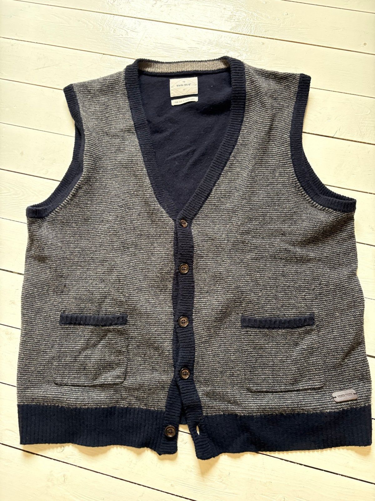 White Stuff heren vest XL - gilet waistcoat, Ophalen of Verzenden, Zo goed als nieuw, Maat 56/58 (XL), Meerkleurig