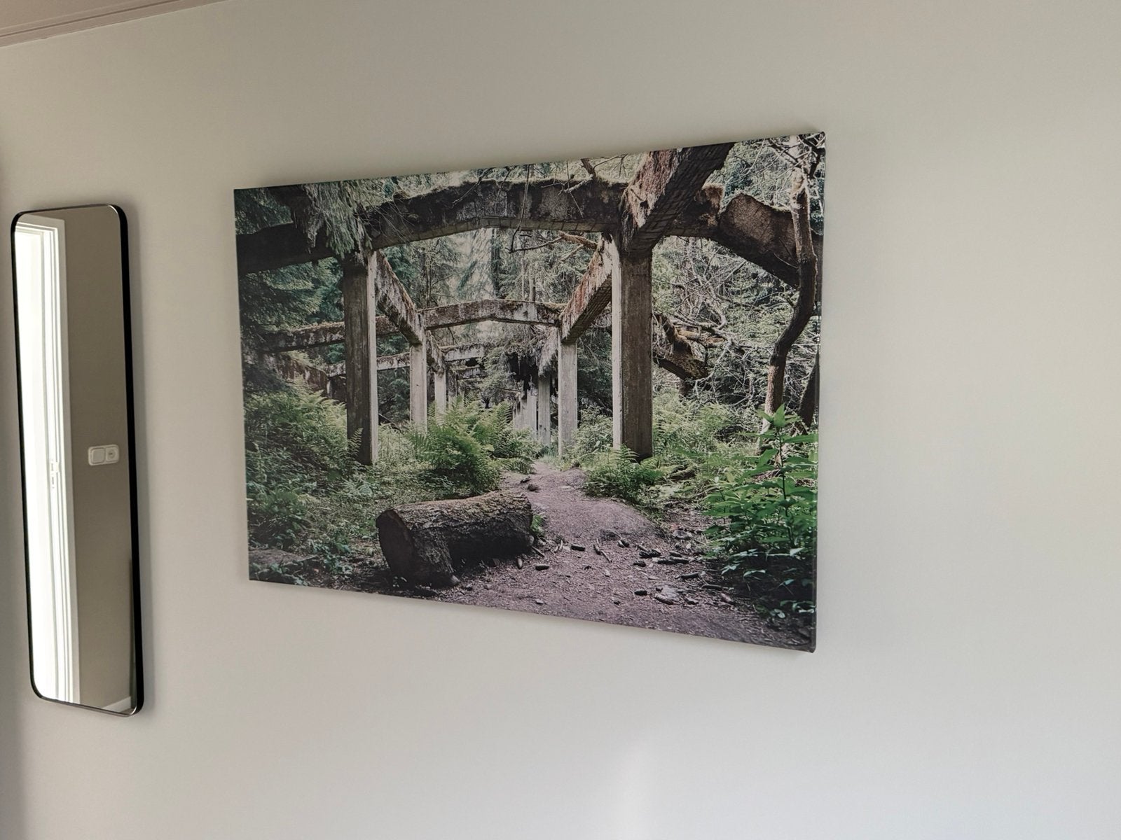 Foto op frame 130x90 cm, Ophalen