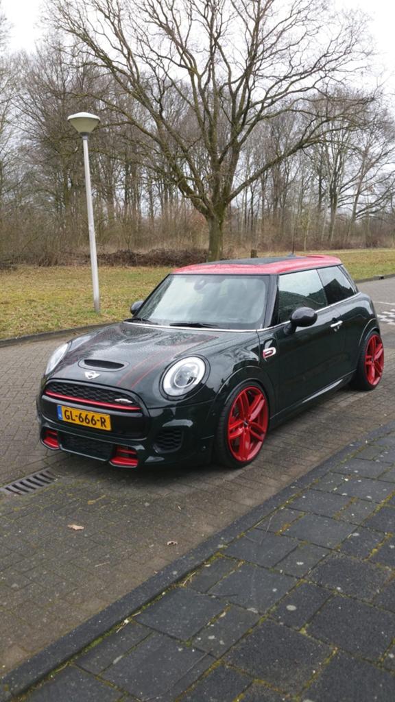 Mini 2.0 John Cooper Works 3D 2015 Groen, Auto's, Mini, Automaat, 1998 cc, 1195 kg, 4 cilinders