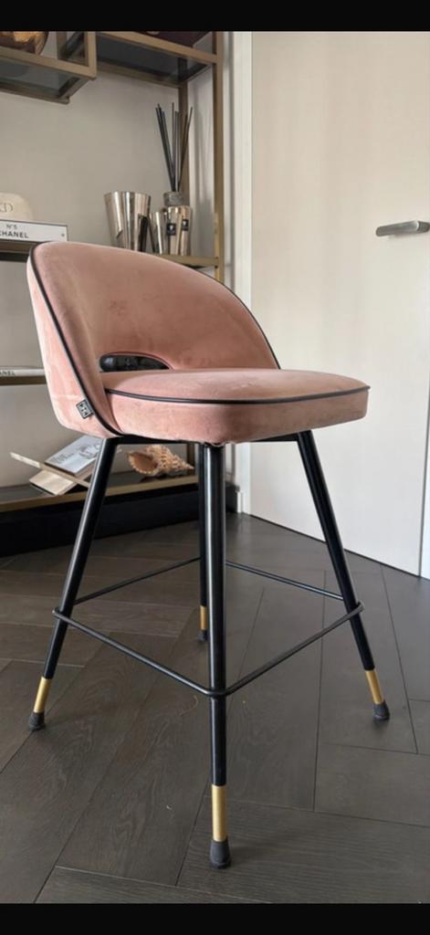 Eichholtz barkrukken 6 stuks - Luxe design voor uw interieur, Huis en Inrichting, Barkrukken, 5 krukken of meer, Met voetsteun