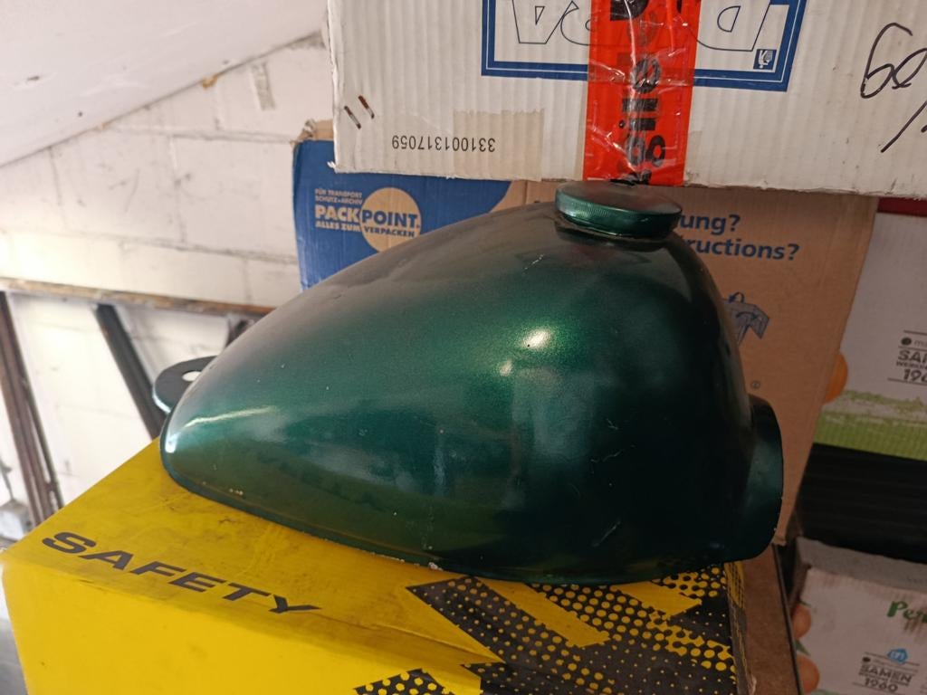 Singa Benzinetank - Groen, Fietsen en Brommers, Ophalen, Gebruikt, Overige typen
