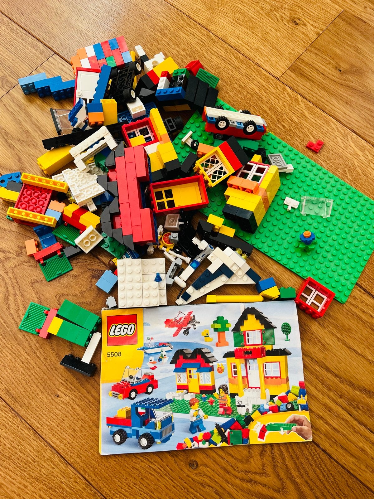 Lego 5508 Duplo Bouwdoos met instructieboekje, incompleet, Gebruikt, Overige thema's, Verzenden, Lego