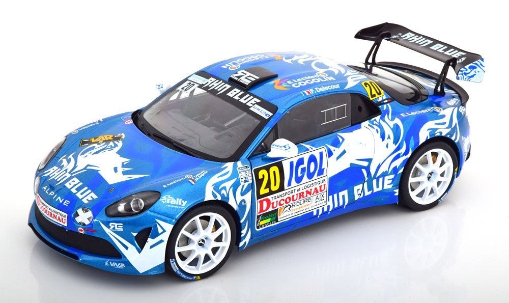Renault Alpine A110 #20 Rally du Var 2021 F.Delecour Solido, Hobby en Vrije tijd, Modelauto's | 1:18, Auto, Solido, Nieuw, Ophalen of Verzenden