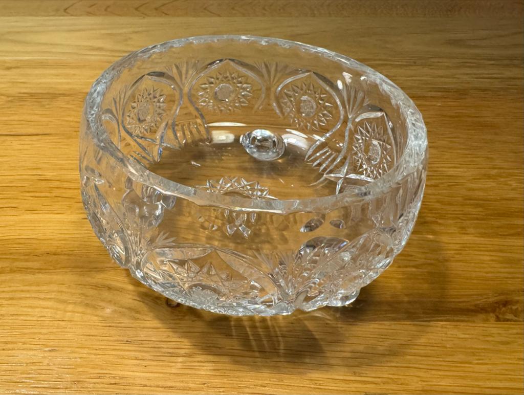 2 bonbonniere kristal uit Polen, Antiek en Kunst, Ophalen of Verzenden