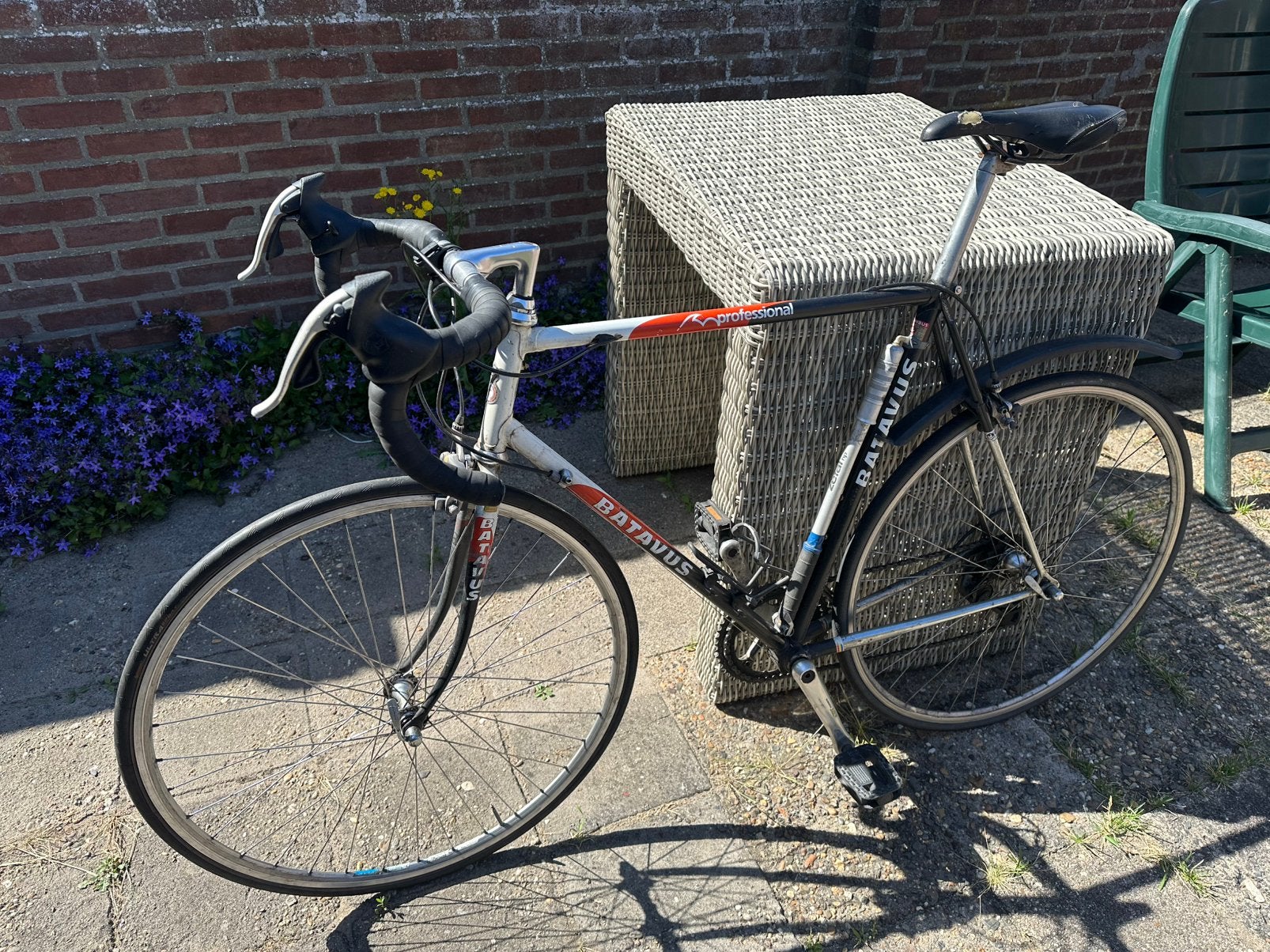 Batavus  professional, 28 inch, Gebruikt, Velgrem, 49 tot 53 cm