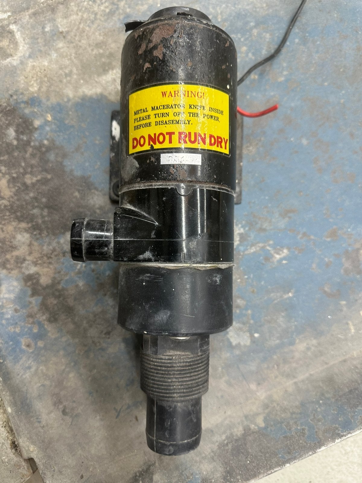 Versnijdingspomp vuilwaterpomp +40 ltr vuilwatertank, Watersport en Boten, Ophalen, Gebruikt