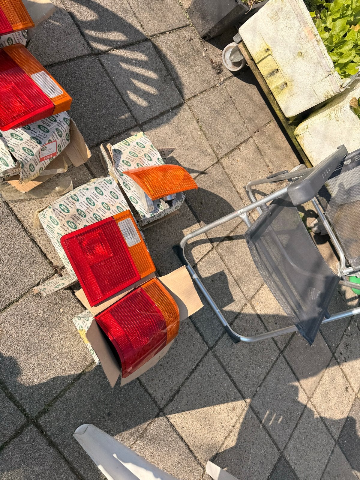Achterlichten Range Rover P38 (rood/oranje) - Nieuwstaat, Auto-onderdelen, Ophalen of Verzenden, Nieuw, Land Rover