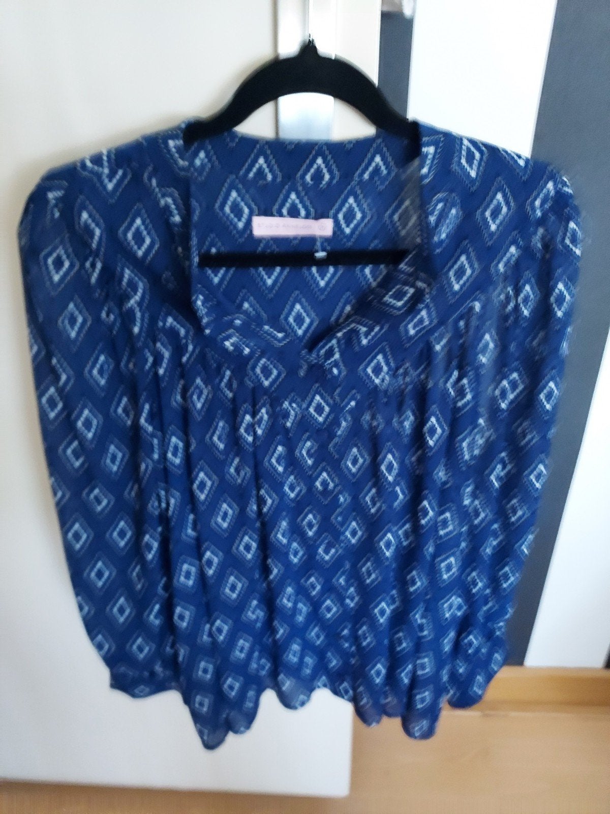 Studio Anneloes blouse met print - Maat M, Maat 38/40 (M), Studio Anneloes, Blauw, Nieuw
