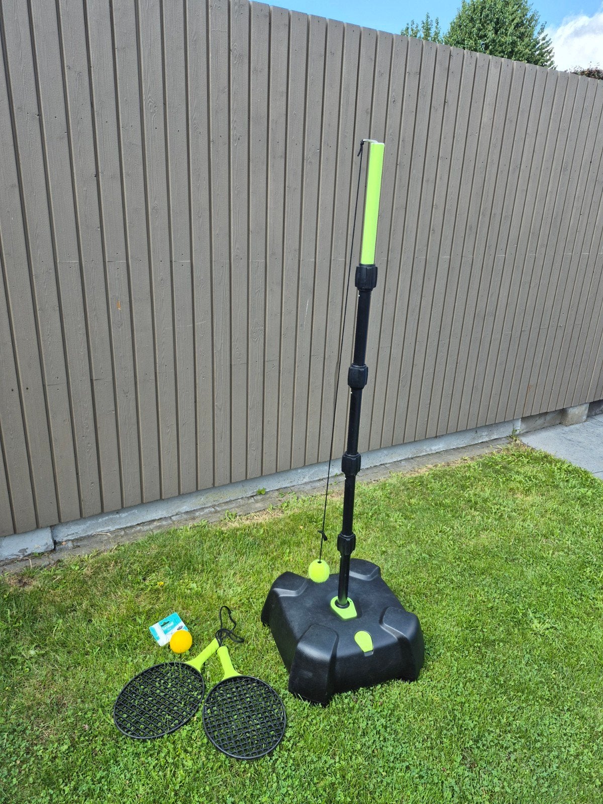 Tennispaal - Turnball set met rackets en bal, L00, Overige typen, Zo goed als nieuw, Ophalen