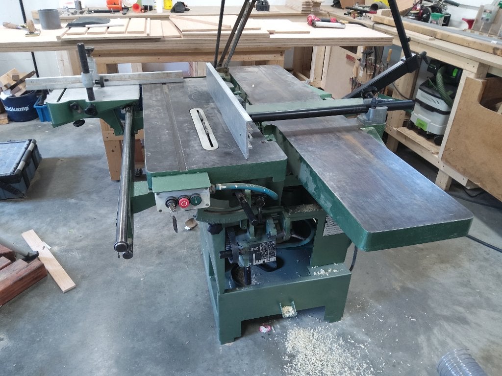 Lurem 260N combi zaag tafel machine, Ophalen, Gebruikt, Cirkelzaag, 70 mm of meer