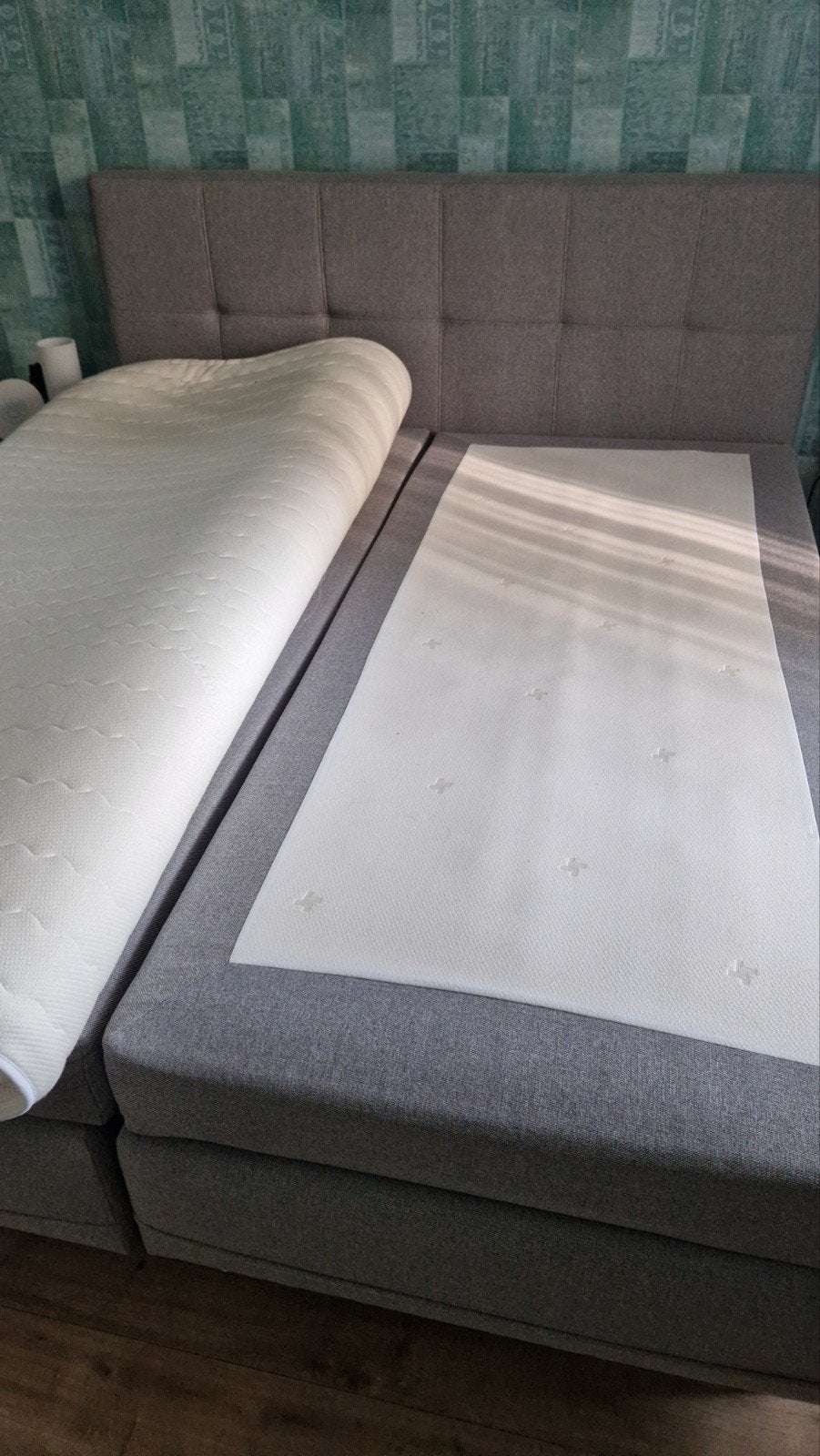 Boxspring bed Goossens 180x200cm, Huis en Inrichting, Ophalen, Tweepersoons