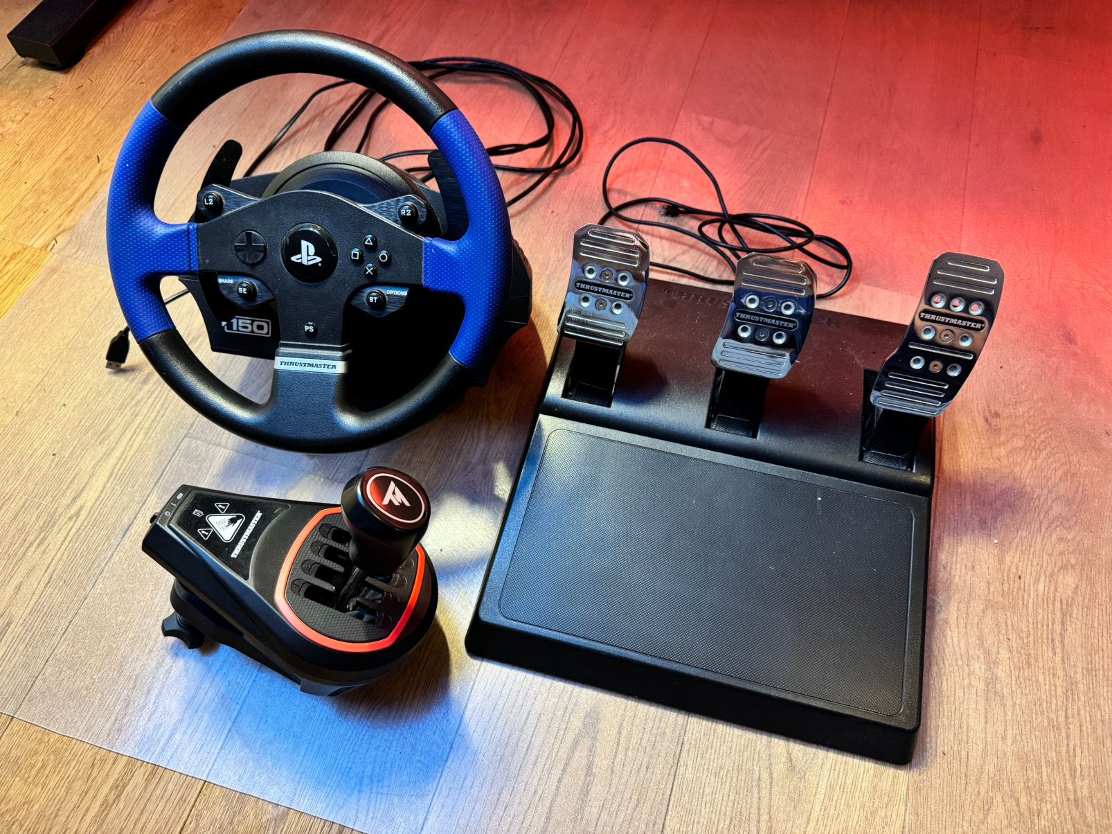 Sim racing stuur + pedalen + shifter, Ophalen, Zo goed als nieuw