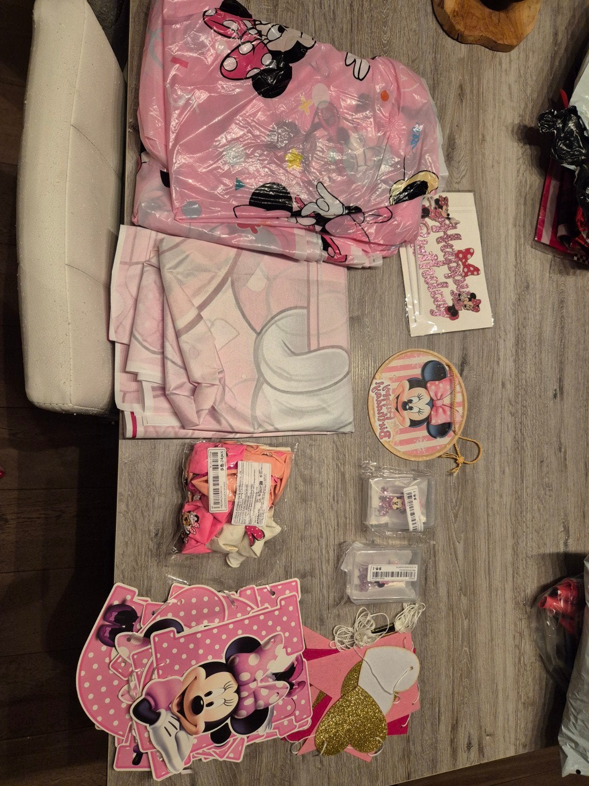 Minnie Mouse Feestpakket - Decoratie en Accessoires, Ophalen, Nieuw, Feestartikel, Verjaardag