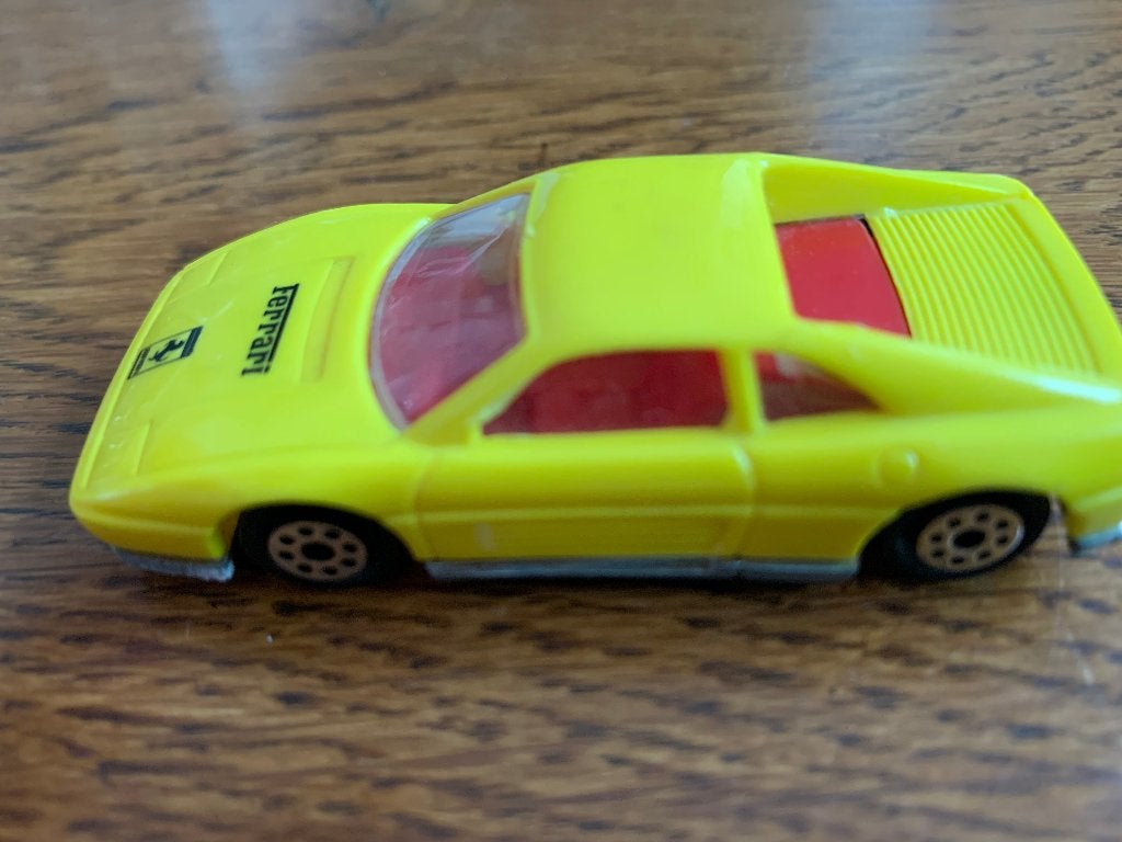 Geel Autootje "Ferrari" Nieuw, Ophalen of Verzenden, Nieuw