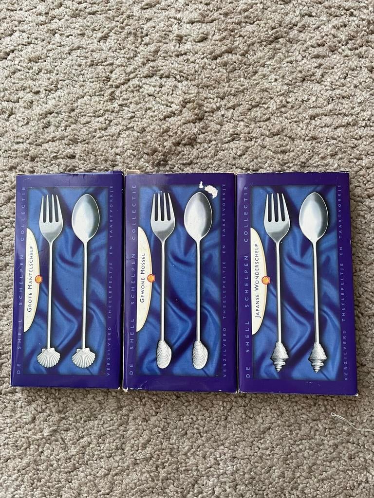 Shell Schelpen Collectie Vintage., Antiek en Kunst, Antiek | Bestek, Verzenden
