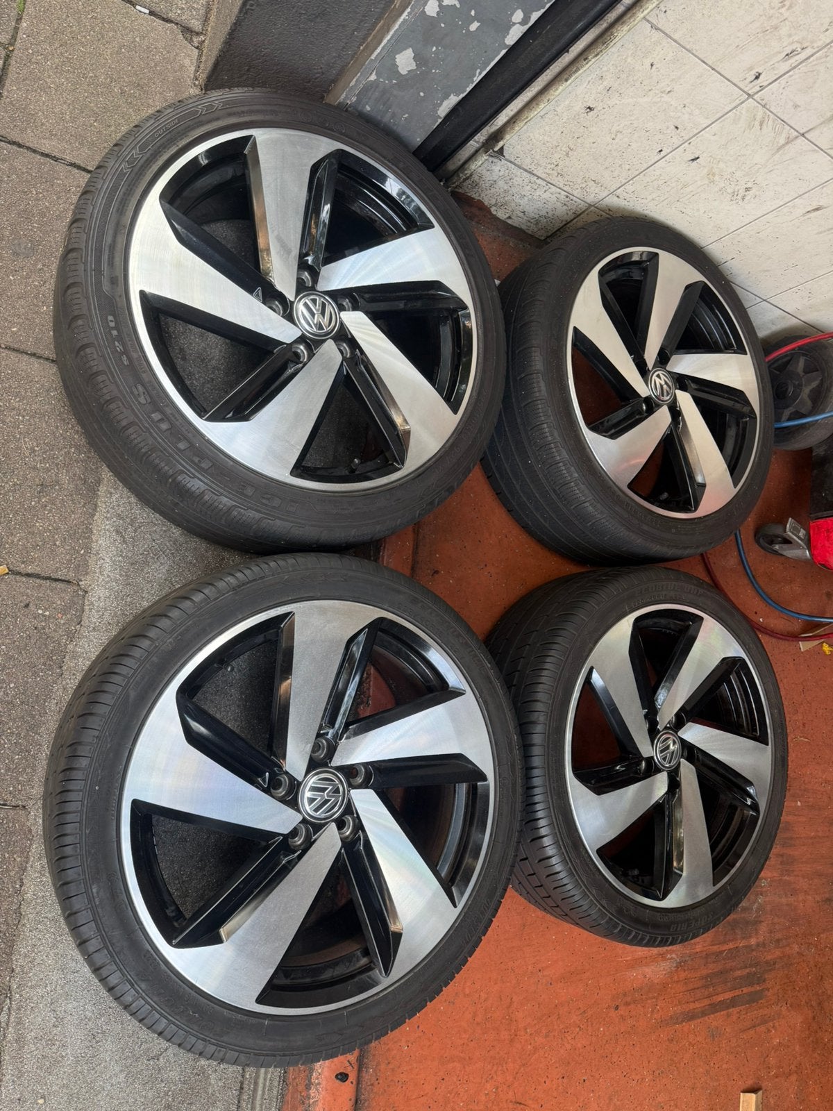 Origi VW Golf 7 Milton Keynes 18 inch velgen touran caddy, 18 inch, Gebruikt, Banden en Velgen, Personenwagen