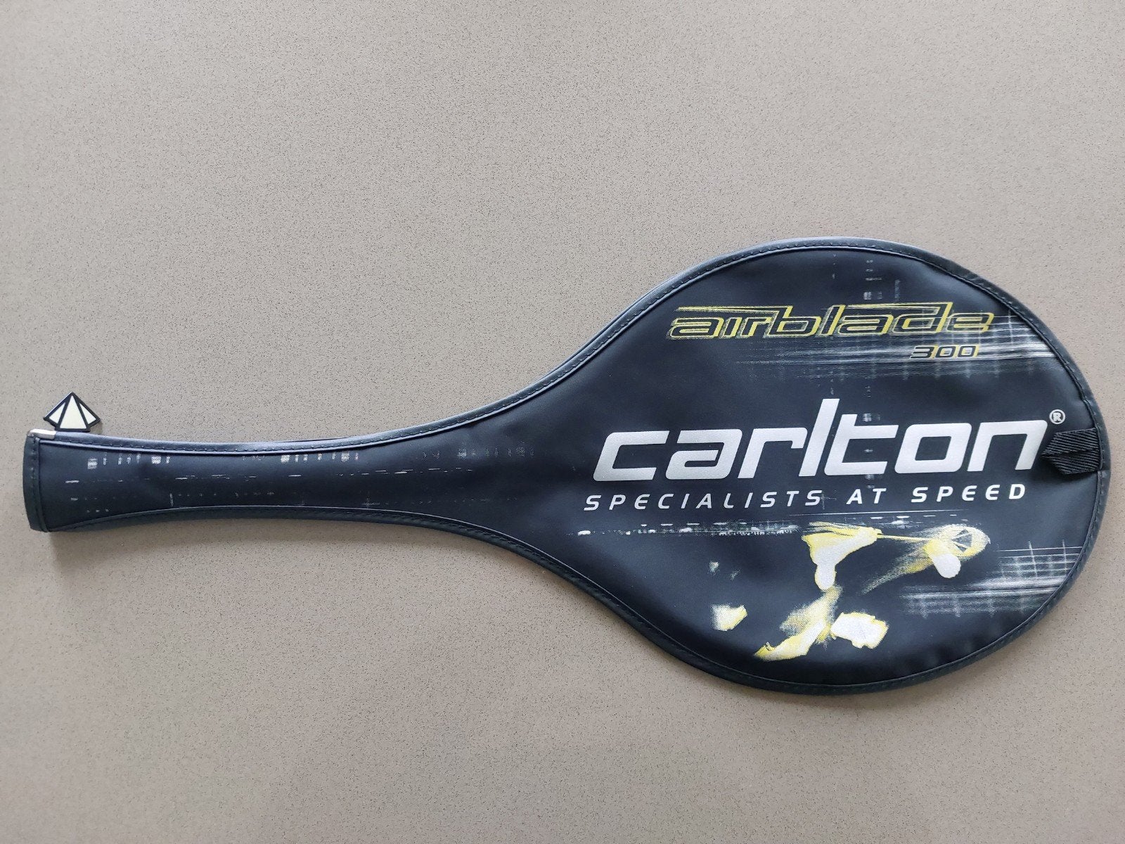 Badmintonracket beschermhoes, Ophalen of Verzenden, Zo goed als nieuw, Toebehoren, Met hoes