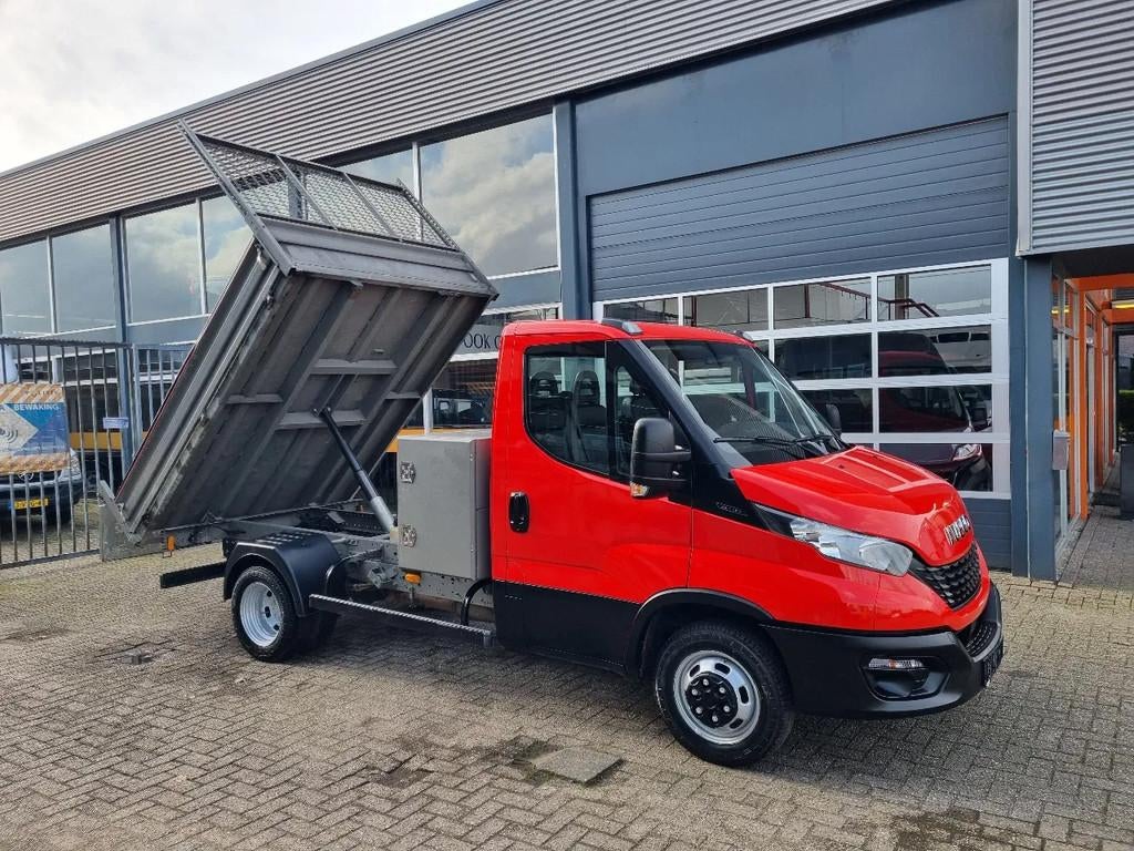 Iveco Daily 35C12 116pk Kipper GVW 3500kg Euro 6 (bj 2020), Auto's, Bestelauto's, USB, Achterwielaandrijving, Gebruikt, Euro 6