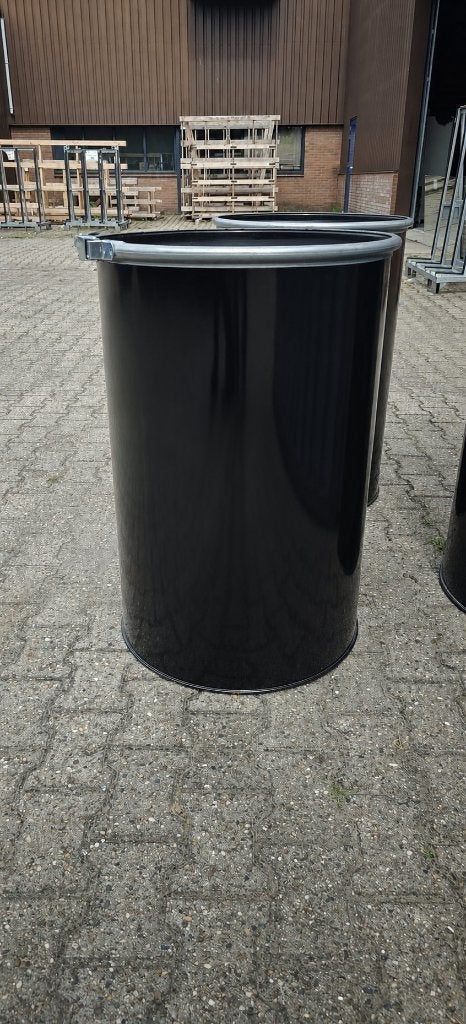 35x stalen 200L vaten met deksel – bouw rookton of smoker!, Ophalen, Zo goed als nieuw, Overige