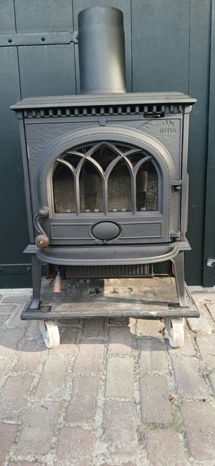 Jotul houtkachel met nieuw koord, Ophalen, Zo goed als nieuw, Vrijstaande haard, Houthaard