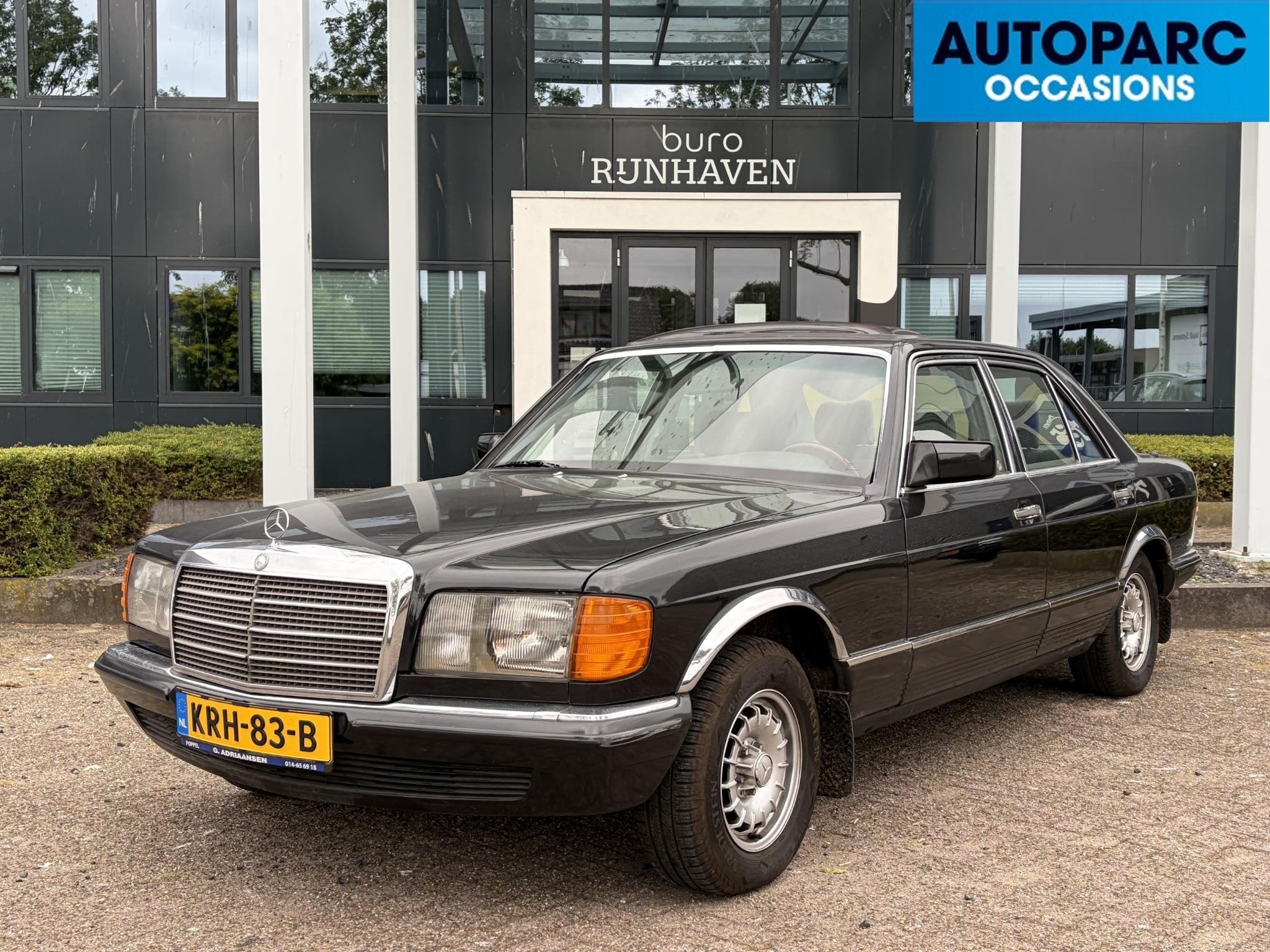 MERCEDES S KLASSE 280 SE AUTOMAAT, ELEKTRISCH SCHUIFDAK, LPG, Auto's, Automaat, Gebruikt, Zwart, Origineel Nederlands