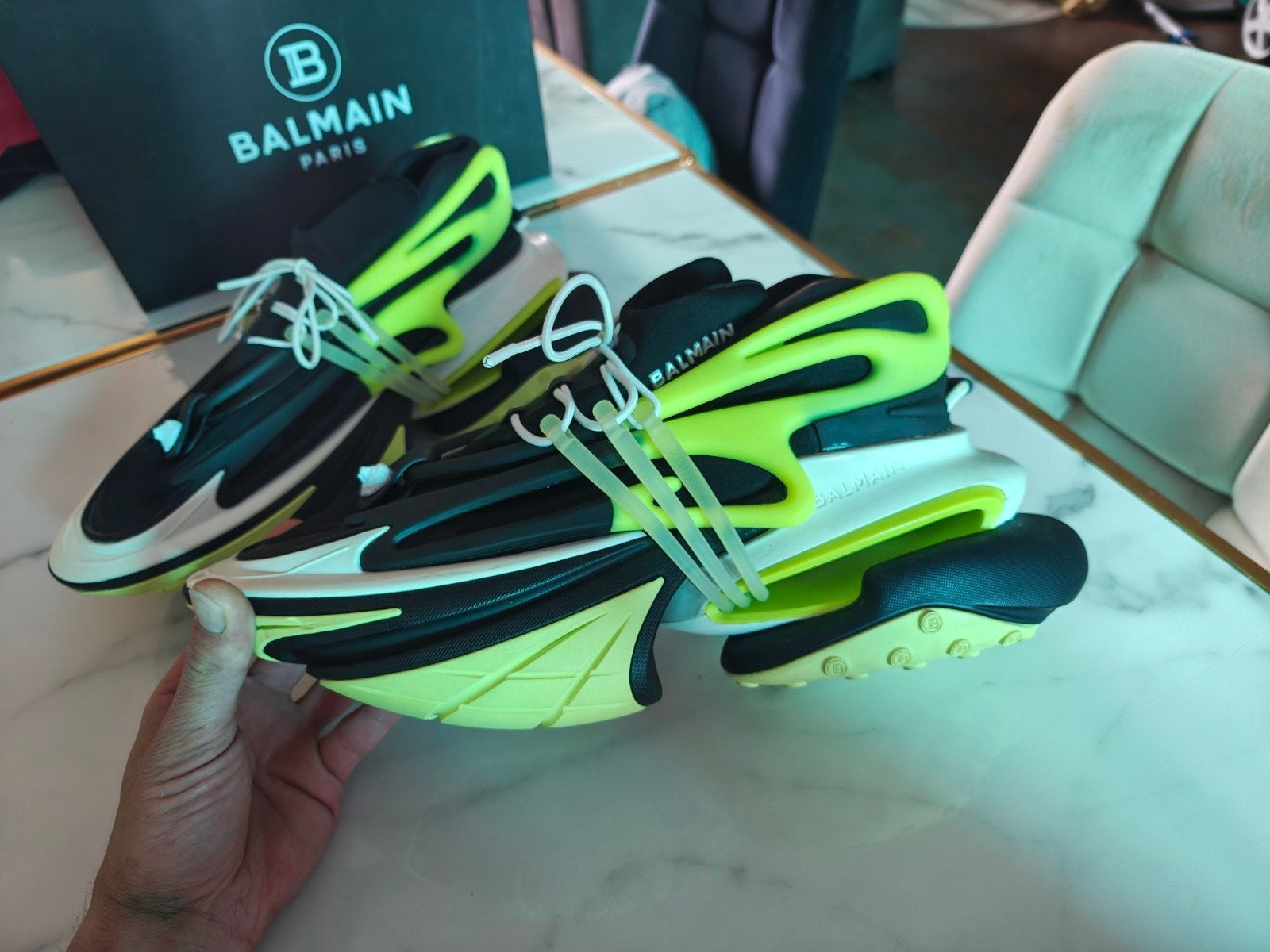 Balmain Unicorn sneakers maat 43, Kleding | Heren, Balmain, Overige kleuren, Ophalen of Verzenden, Sneakers of Gympen
