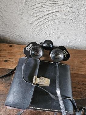 Noblesse 8x30 Verrekijker met Tas - Vintage Optiek, Refurbished, 8 tot 12x, Met hoes of tas, Porro (met knik)