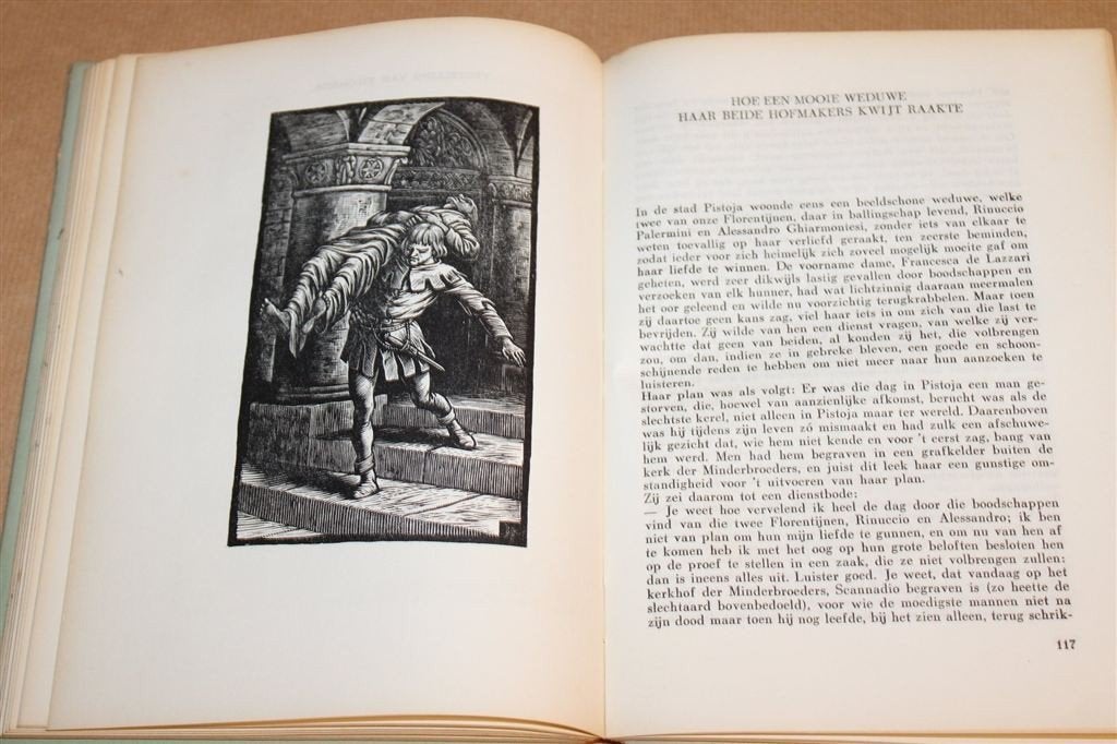 Decamerone — Boccaccio, Houtgravures Bulder, WB 1948, Boeken, Ophalen of Verzenden, Gelezen