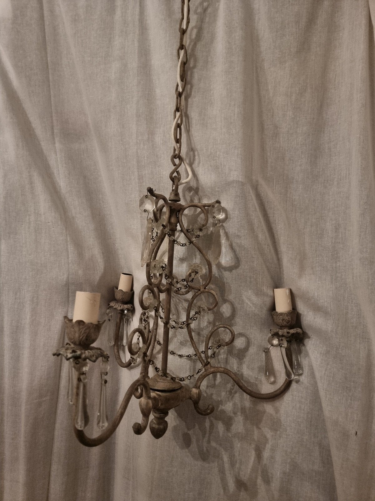 Kroonluchter jaren 30, Antiek en Kunst, Antiek | Lampen, Ophalen of Verzenden
