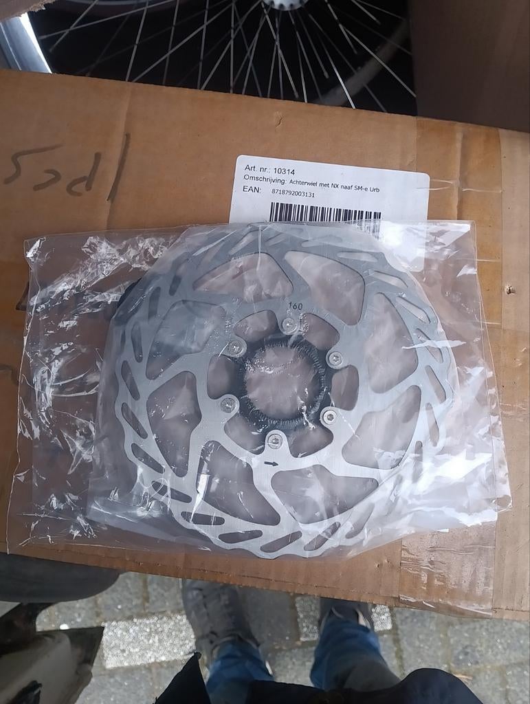 Remschijf centerlock 160mm 10 stuks 60€, Ophalen, Nieuw, Wiel